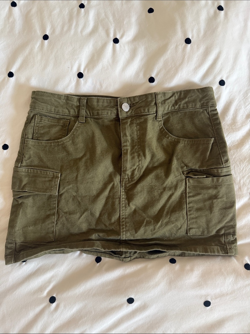 art class Olive Green Utility Skirt